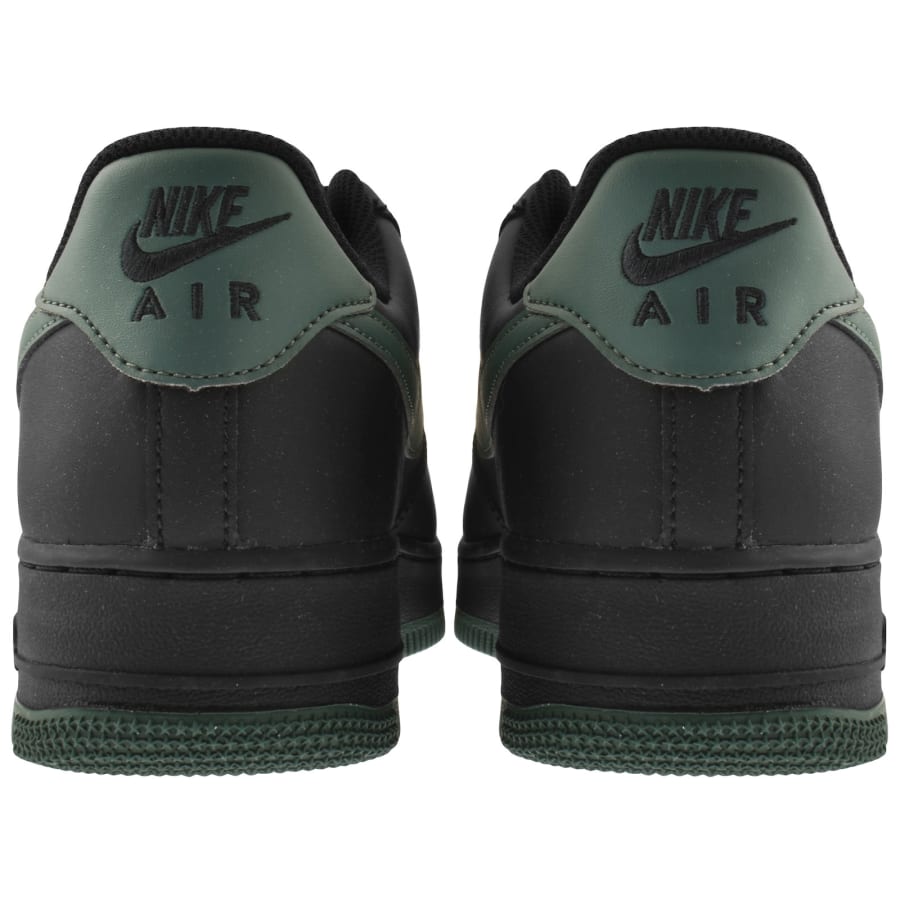Nike black and fluro green air force 1 jester trainers hot sale